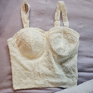 No boundaries corset top